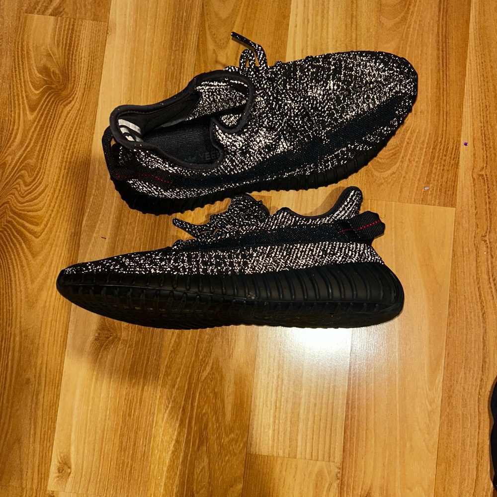 🪩🪩🪩Yeezy Black and White Men's Shoes with Yeezy Box